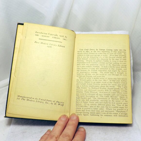 VTG Book "New Grub Street" by George Gissing - Picture 12 of 14